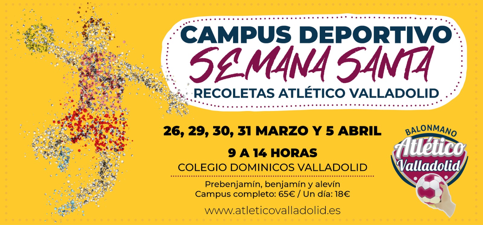 El Recoletas Atlético Valladolid pone en marcha su Campus Deportivo de Semana Santa